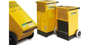 DryFast bouwdrogers en ontvochtigers direct uit voorraad leverbaar.